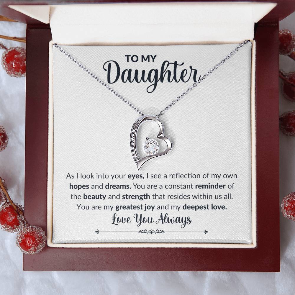 To My Daughter | Forever Love Necklace | Love You Always