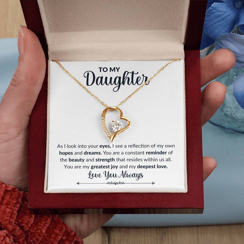 To My Daughter | Forever Love Necklace | Love You Always