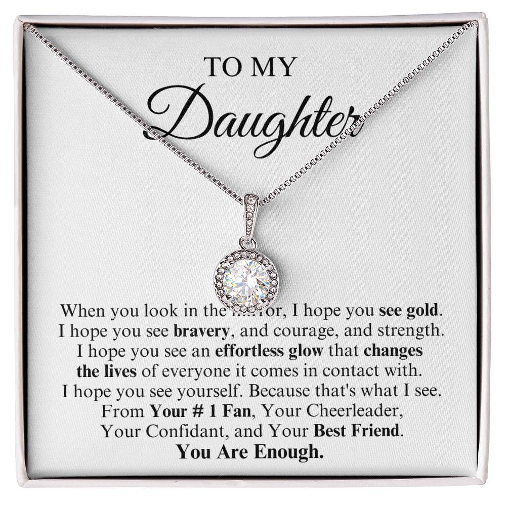 To My Daughter | Eternal Hope Necklace | You Are Enough