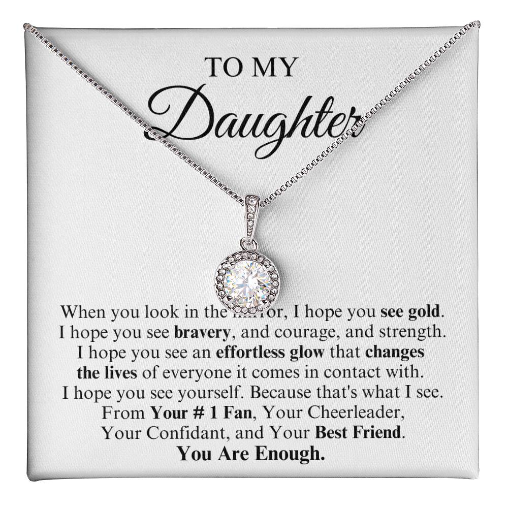 To My Daughter | Eternal Hope Necklace | You Are Enough