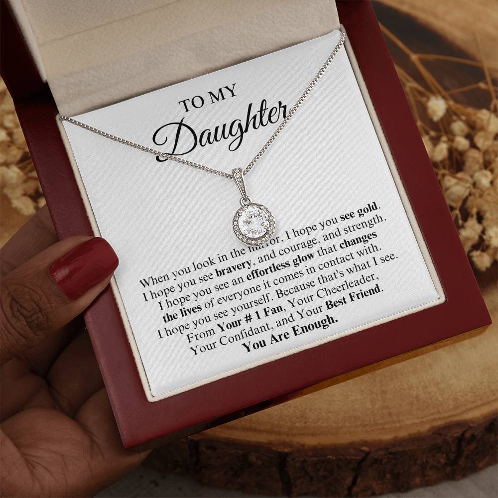 To My Daughter | Eternal Hope Necklace | You Are Enough