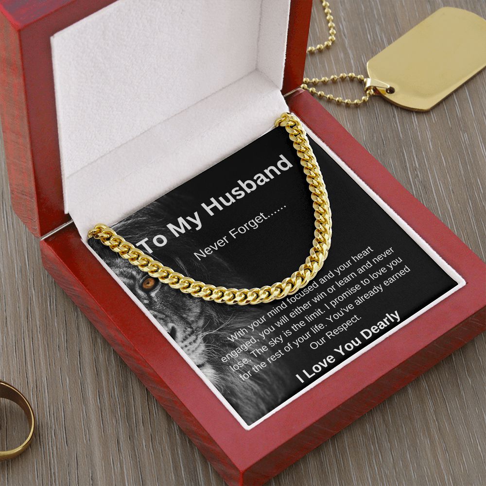 To my husband | Cuban Link Necklace