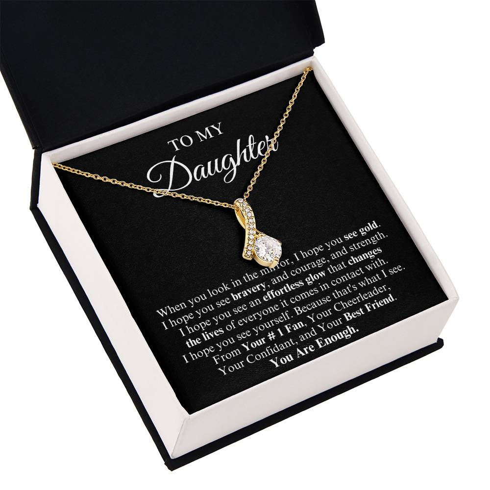 To My Daughter | Alluring Beauty Necklace | You Are Enough