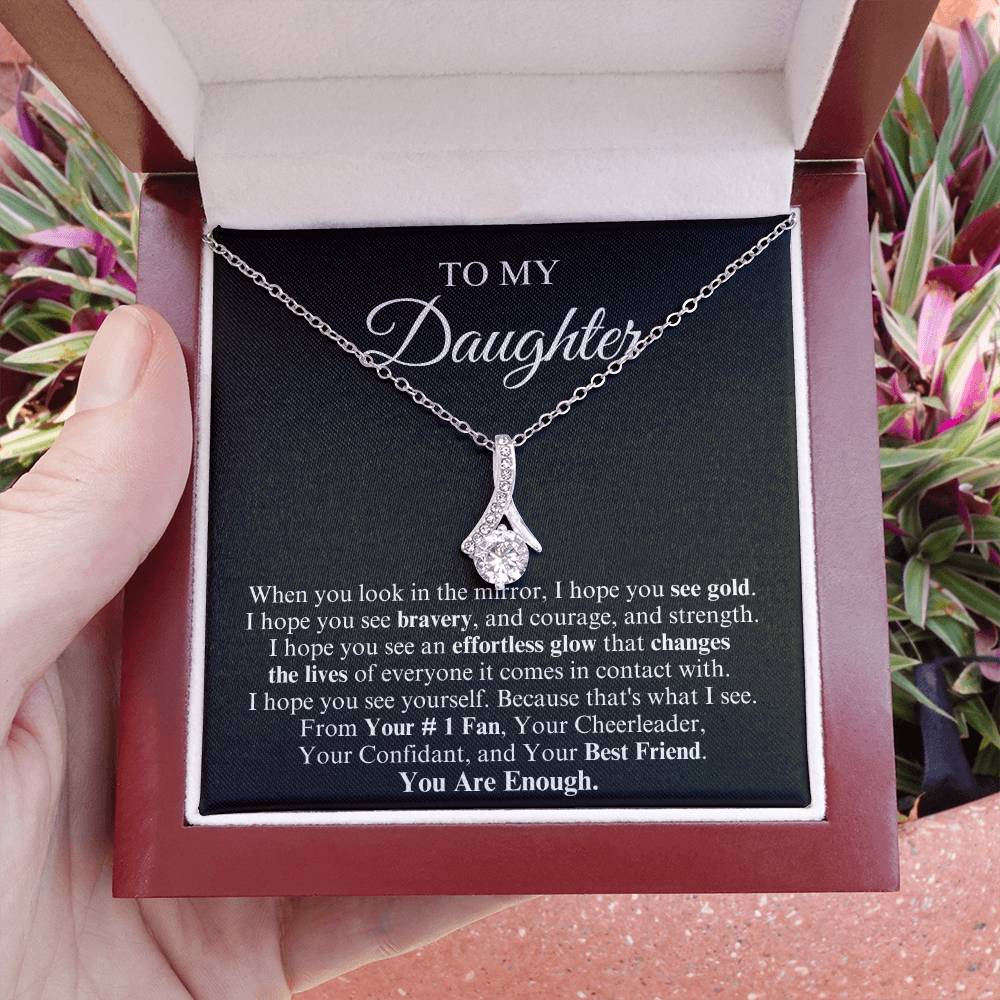 To My Daughter | Alluring Beauty Necklace | You Are Enough