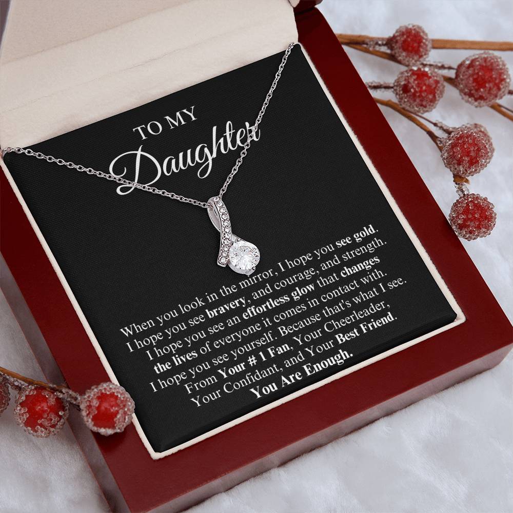 To My Daughter | Alluring Beauty Necklace | You Are Enough