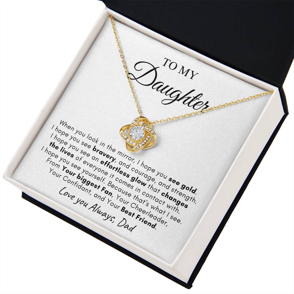 To My Daughter | Love Knot Necklace | Love You Always