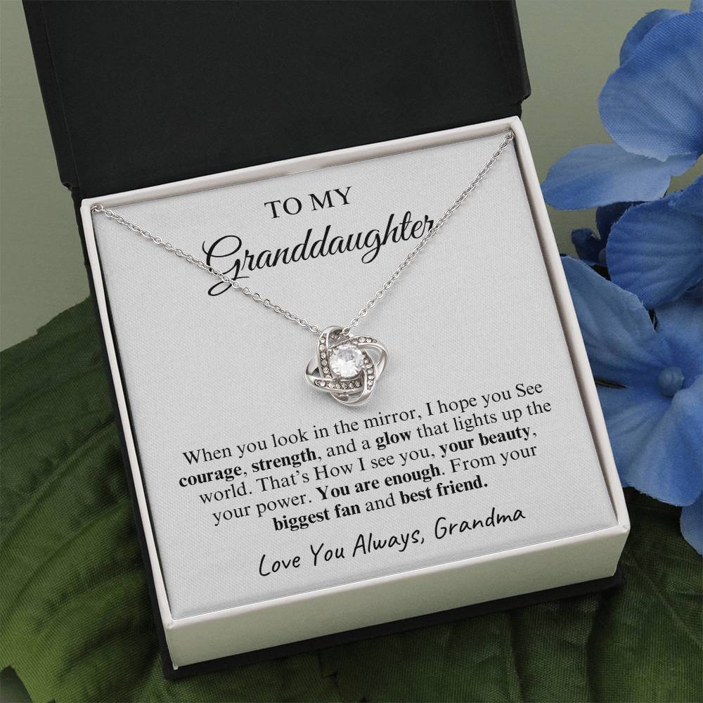 To My Granddaughter | Love Knot Necklace | Love You Always