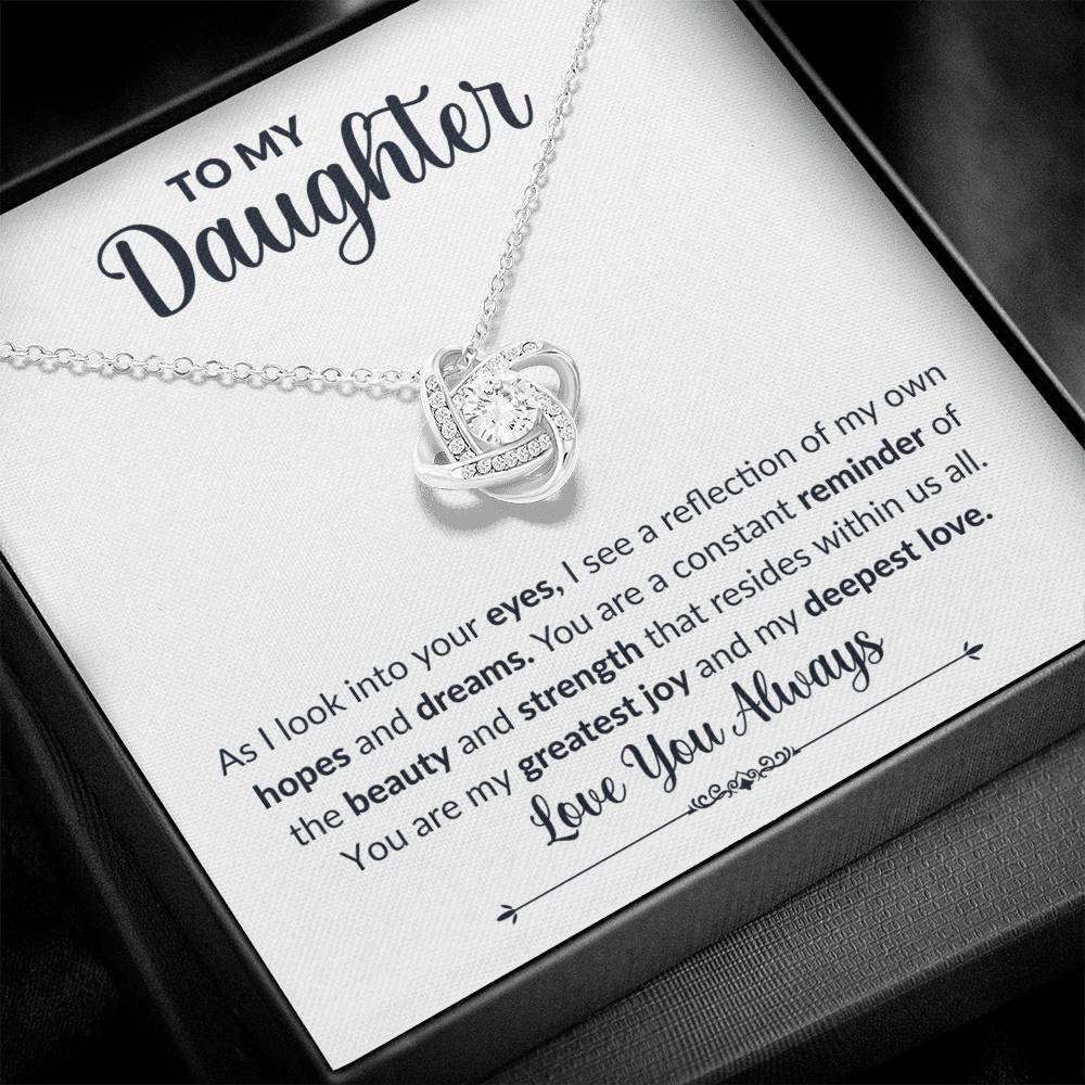 To My Daughter | Love Knot Necklace | Love You Always