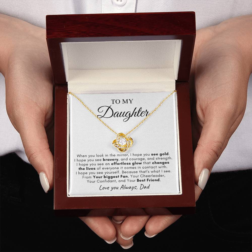 To My Daughter | Love Knot Necklace | Love You Always