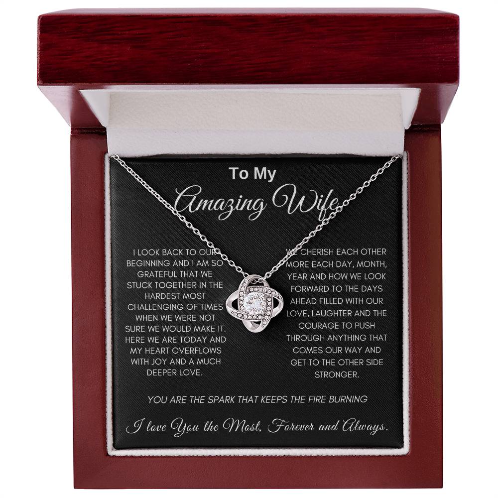 Amazing Wife | Love Knot Necklace