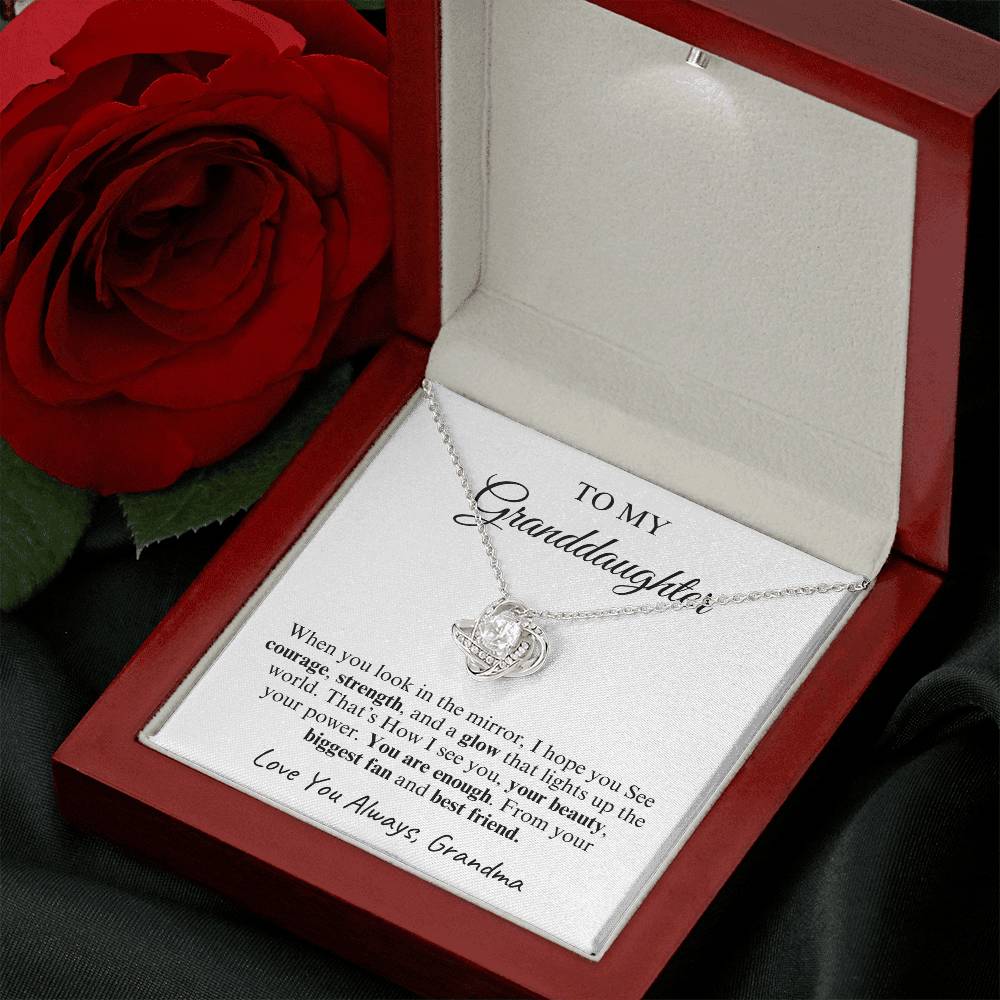 To My Granddaughter | Love Knot Necklace | Love You Always