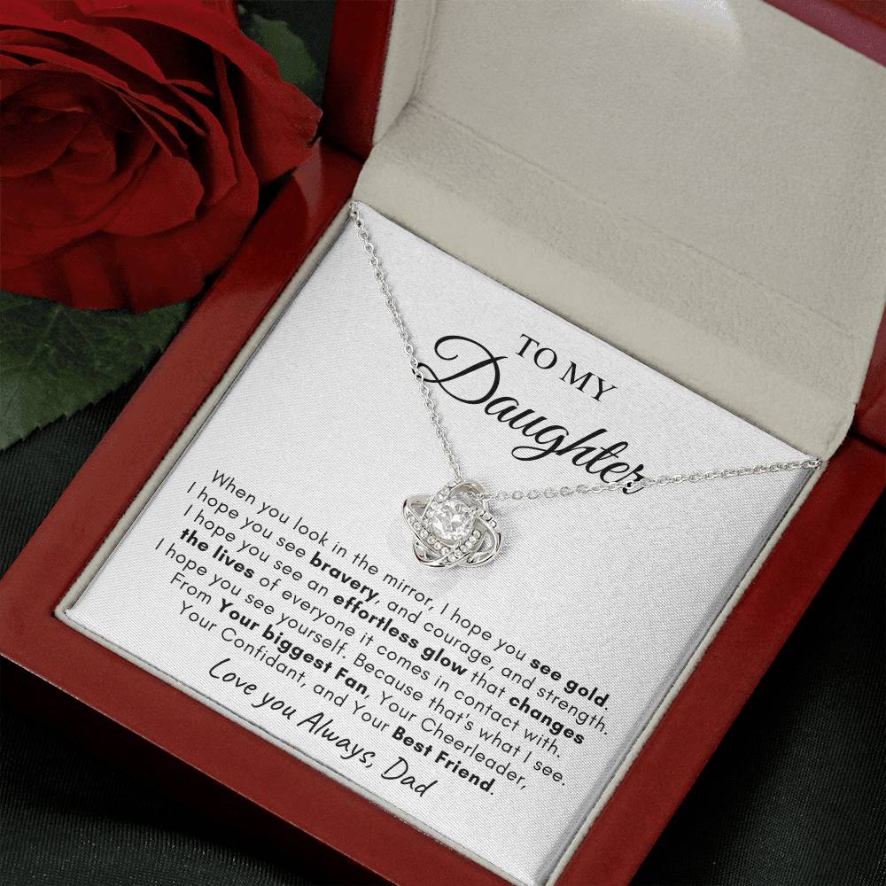 To My Daughter | Love Knot Necklace | Love You Always