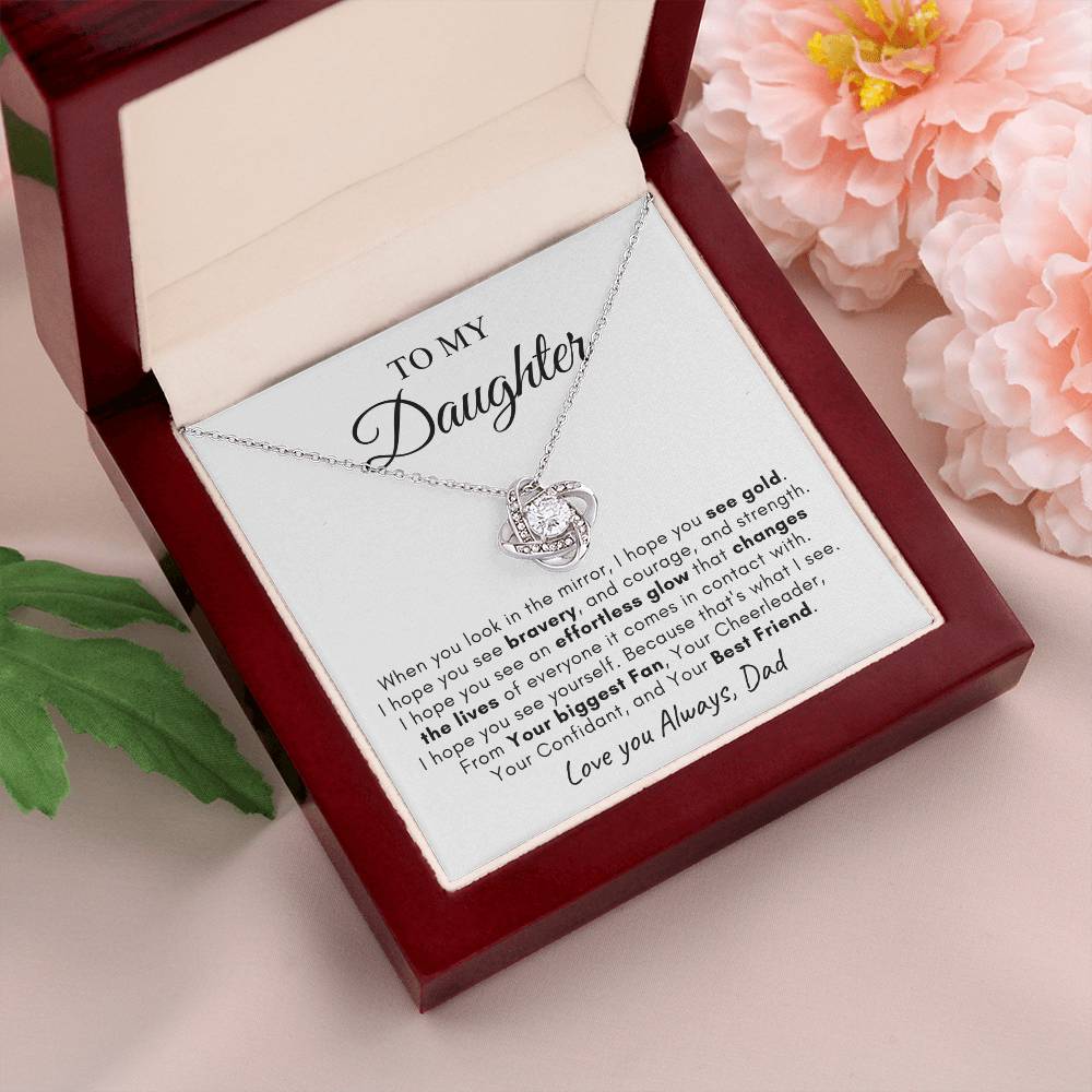 To My Daughter | Love Knot Necklace | Love You Always