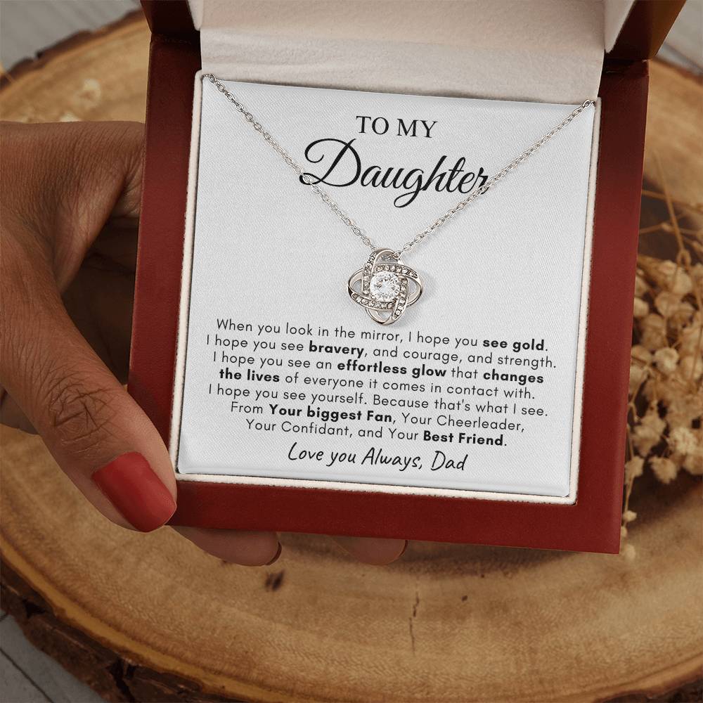 To My Daughter | Love Knot Necklace | Love You Always