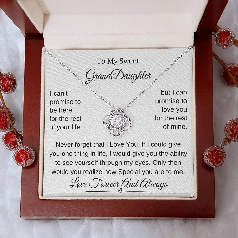 To My Granddaughter | Love Knot Necklace | Limited Supply