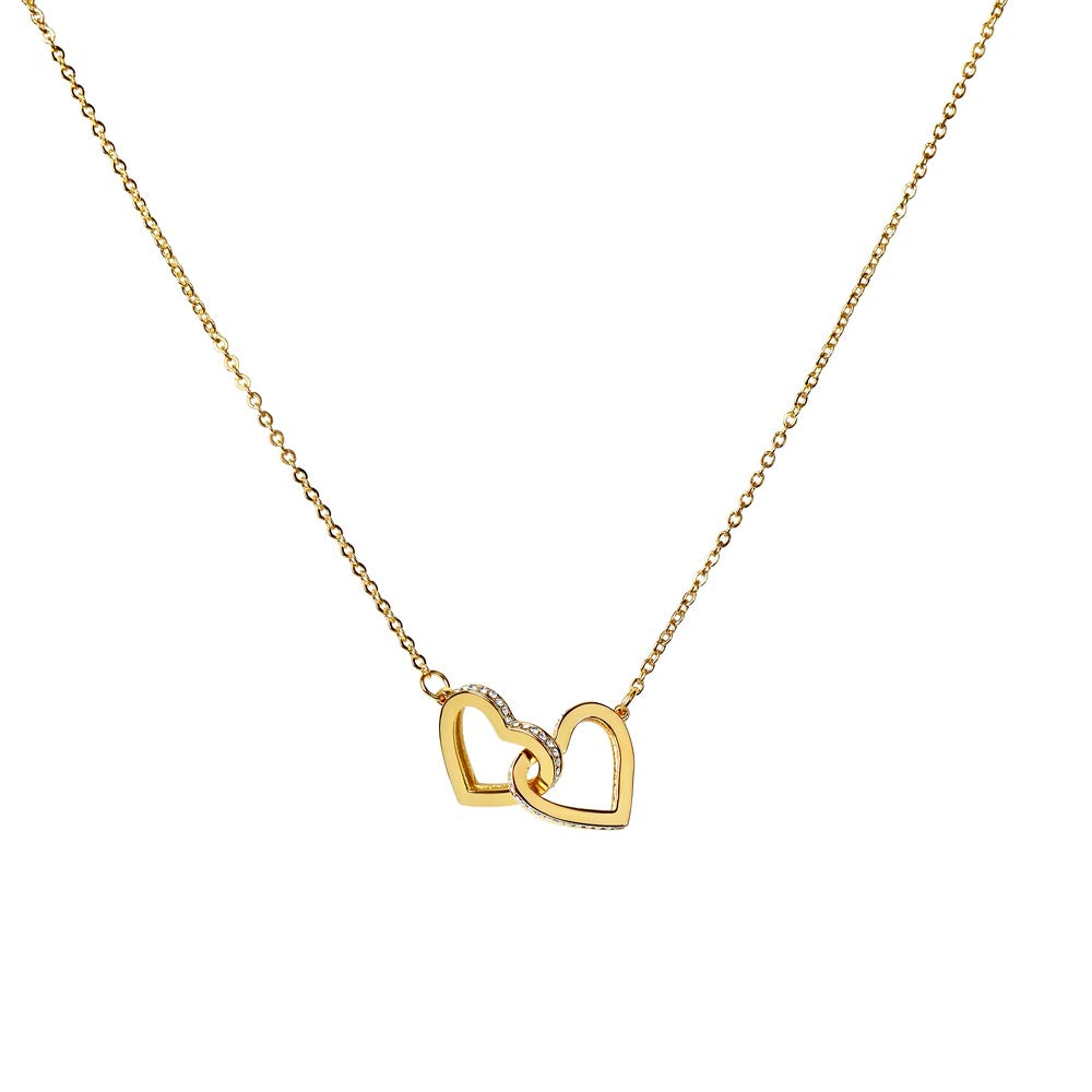 To My Daughter | Interlocking Hearts Necklace | Love Dad | Limited Supply