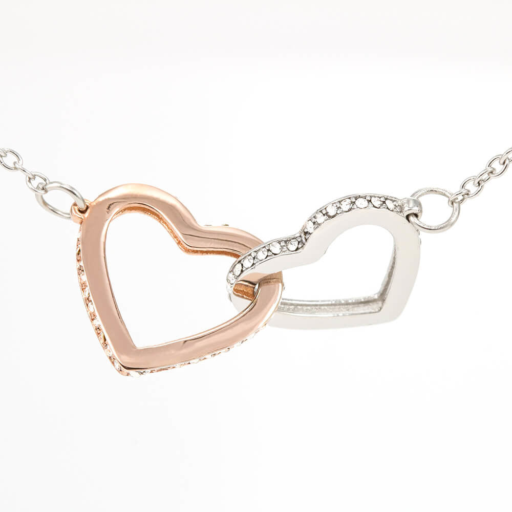 To My Daughter | Interlocking Hearts Necklace | Love Dad | Limited Supply