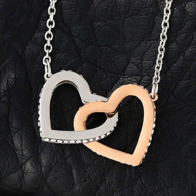 To My Daughter | Interlocking Hearts Necklace | Love Dad | Limited Supply