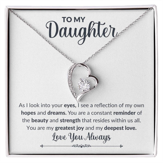 To My Daughter | Forever Love Necklace | Love You Always