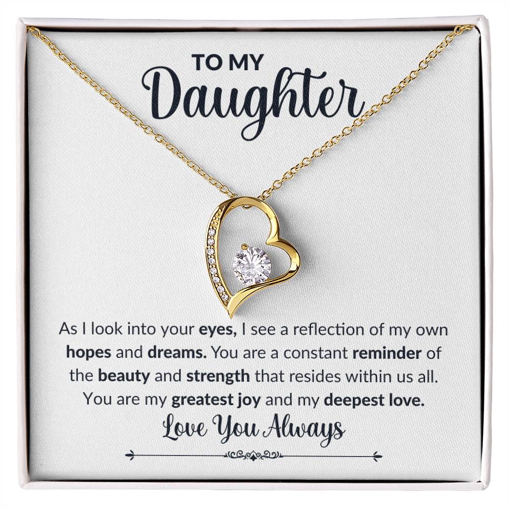 To My Daughter | Forever Love Necklace | Love You Always