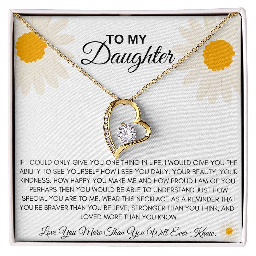 To My Daughter | Forever Love Necklace