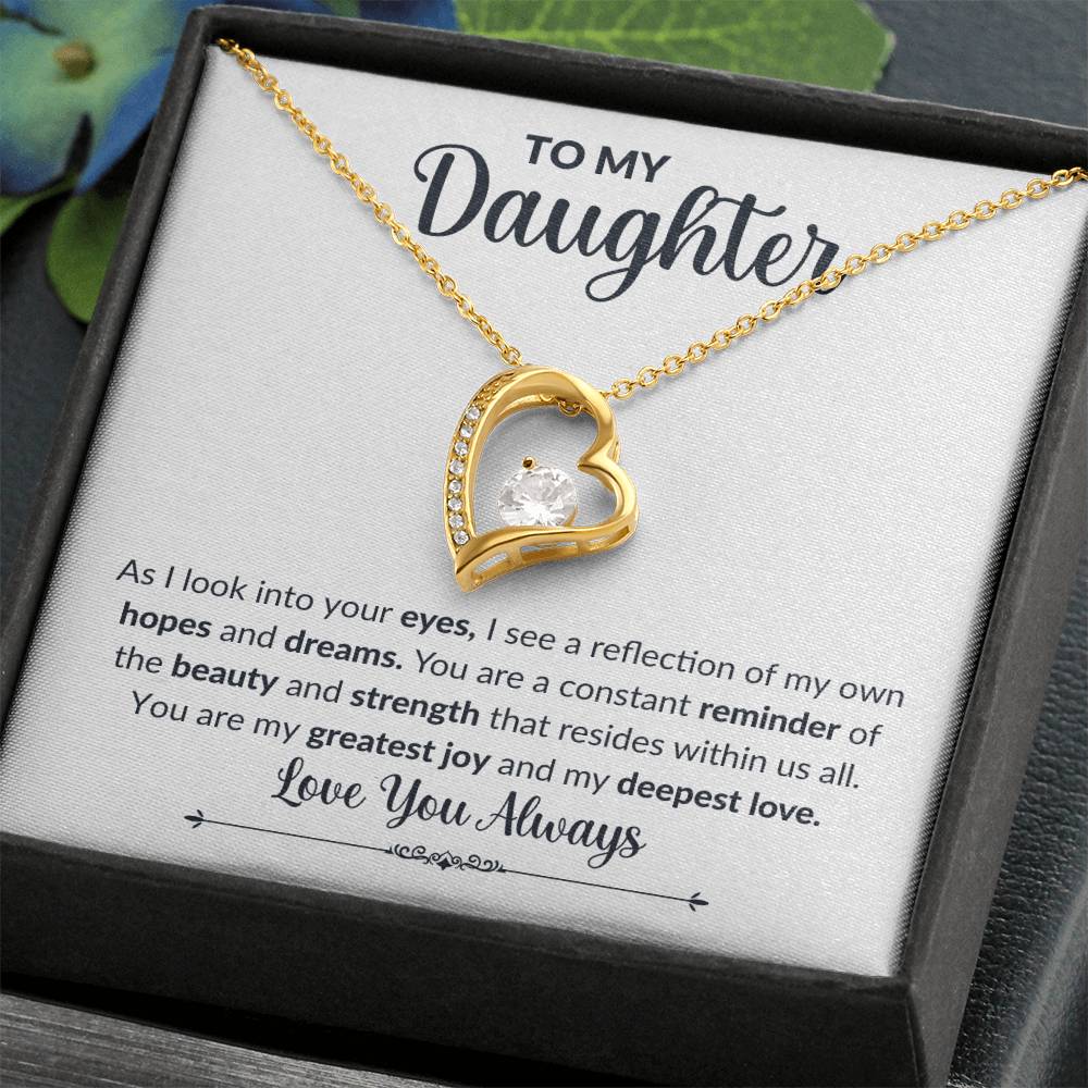 To My Daughter | Forever Love Necklace | Love You Always